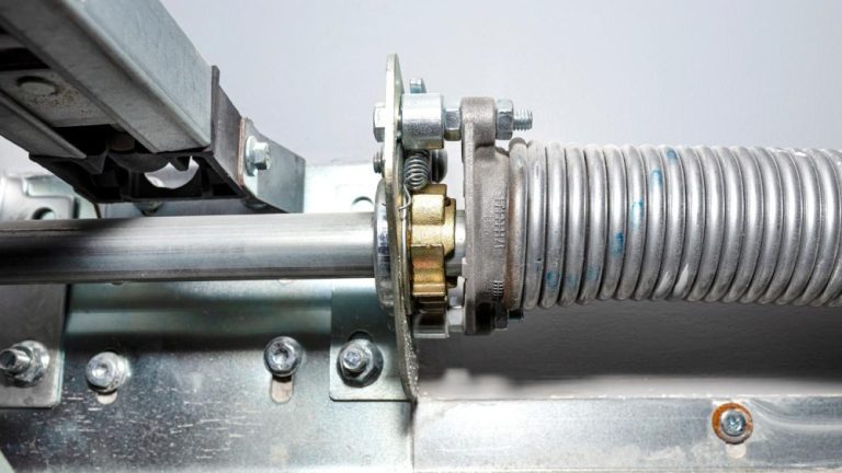 A garage door spring mechanism