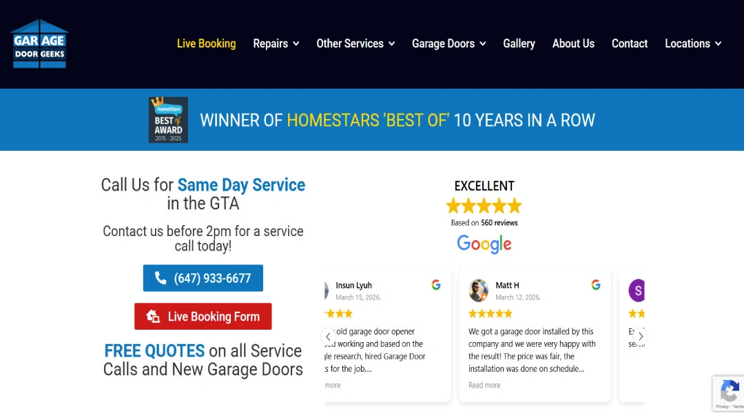 Garage Door Geeks Toronto