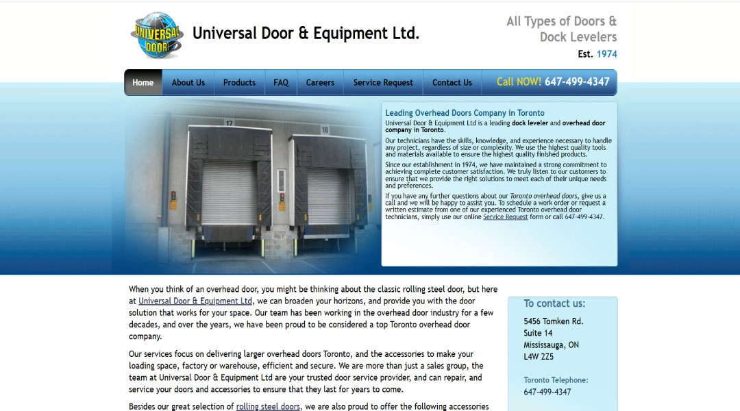 Universal Door & Equipment Ltd