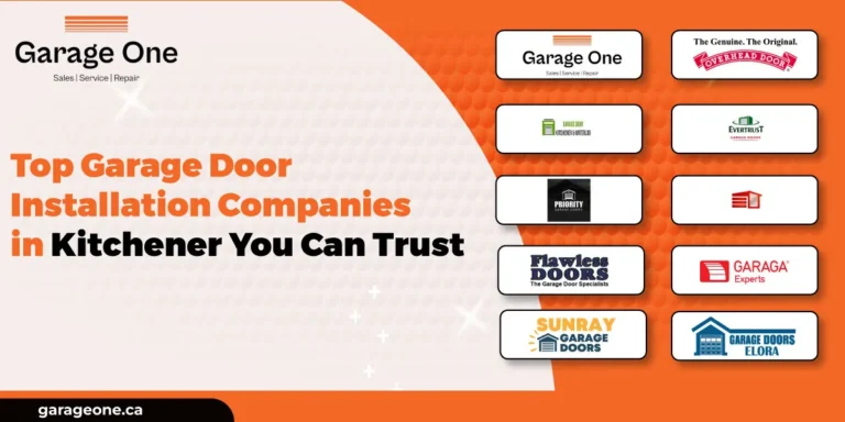 Top Garage Door Installation Companies in Kitchener You Can Trust
